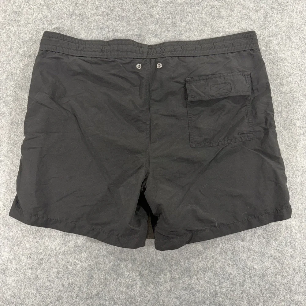 Polo Ralph Lauren Mens Swim Trunks Black Red Pony Mesh Lined Shorts Medium